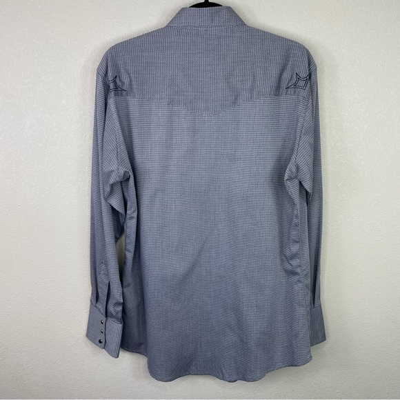 Wrangler Silver Edition Snap Shirt Grey medium - Picture 5 of 12